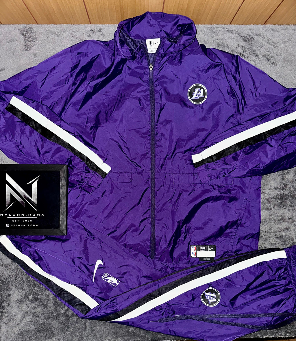 TRACKSUIT NYLON LAKERS• VIOLA/ BIANCO