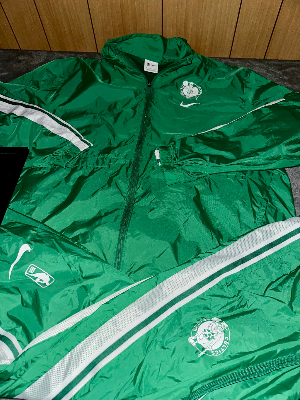 TRACKSUIT NYLON BOSTON CELTICS • VERDE / BIANCO