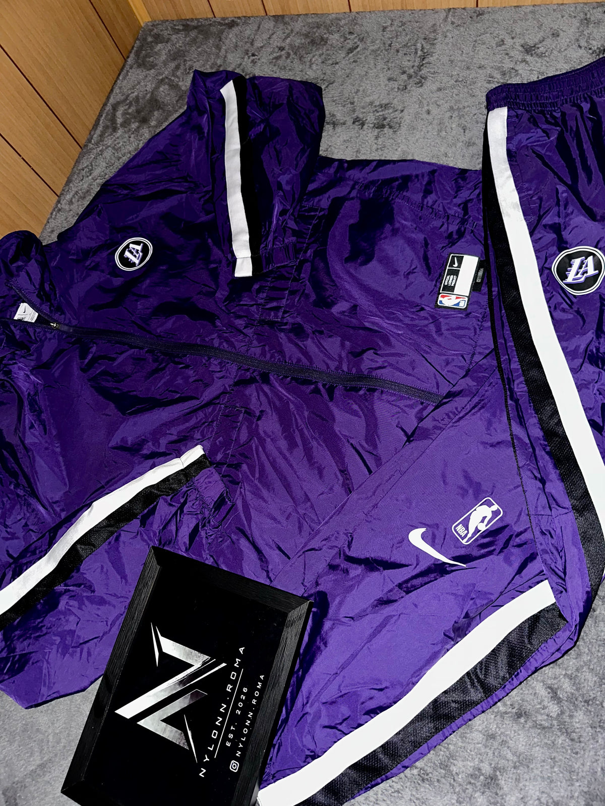 TRACKSUIT NYLON LAKERS• VIOLA/ BIANCO
