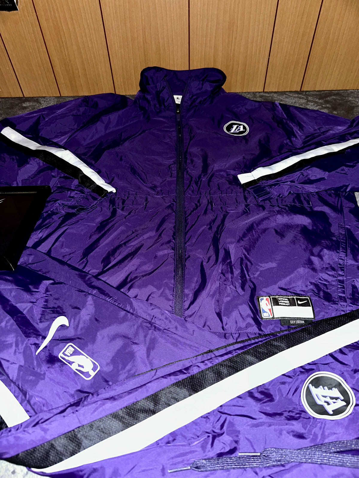 TRACKSUIT NYLON LAKERS• VIOLA/ BIANCO