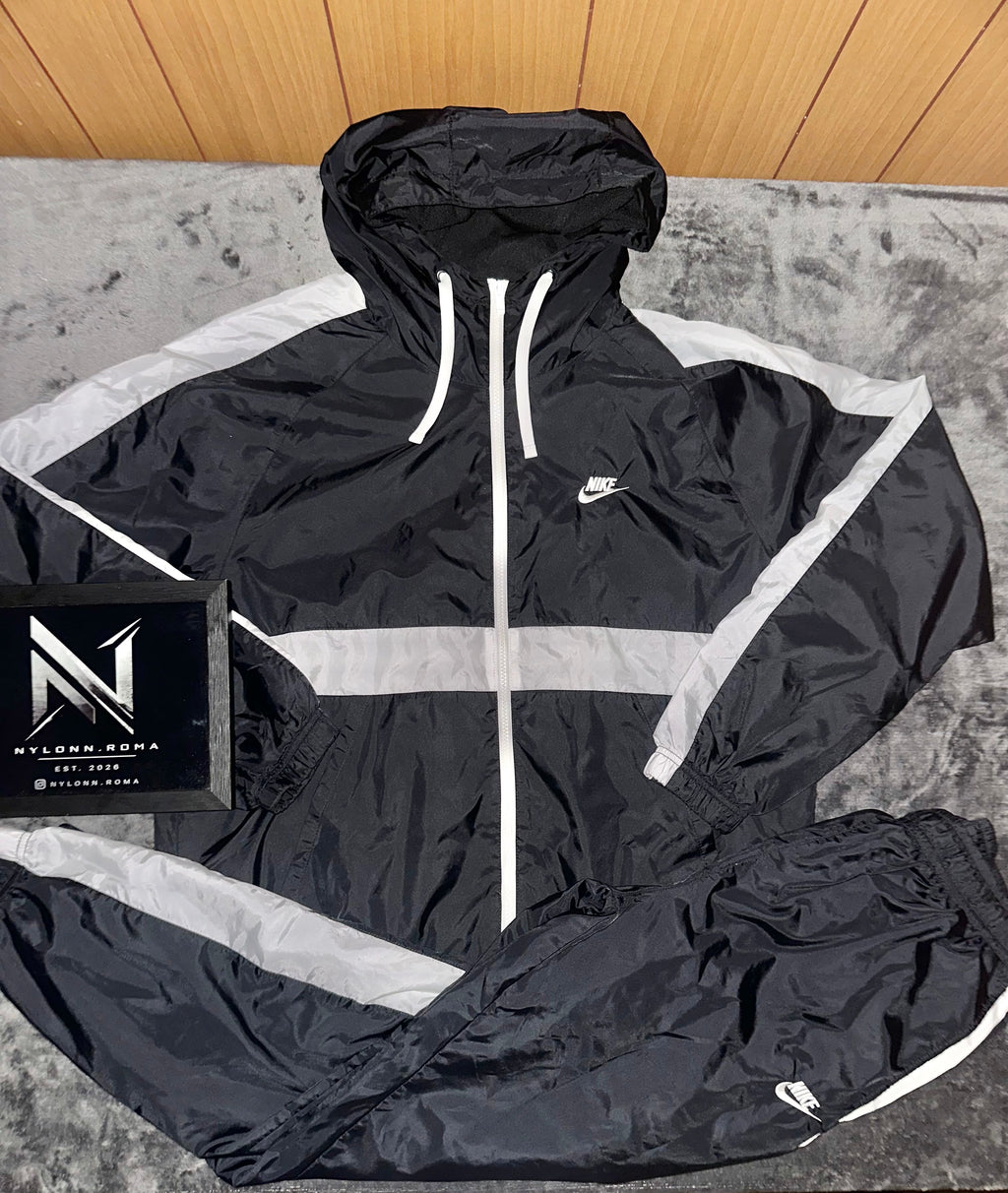 TRACKSUIT NYLON NIKE BLACK’N WHITE • NERO E BIANCO
