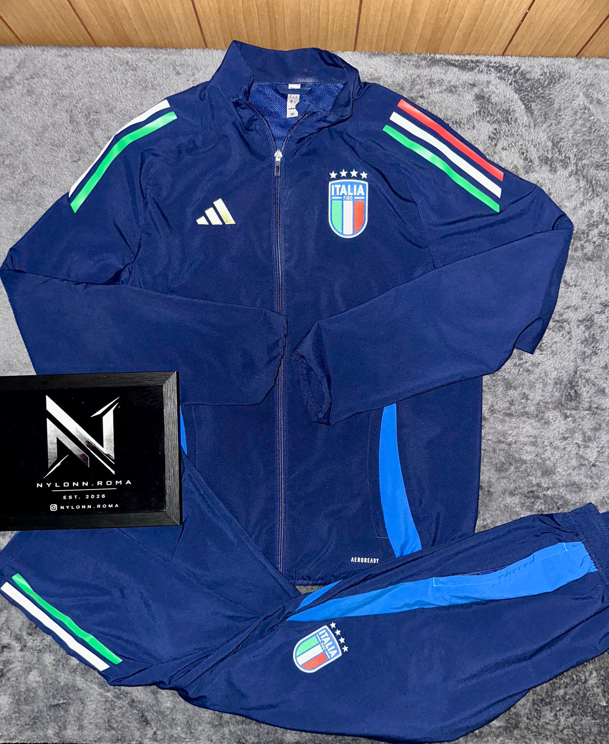 TRACKSUIT ADIDAS ITALIA RAPPRESENTANZA • NAVY