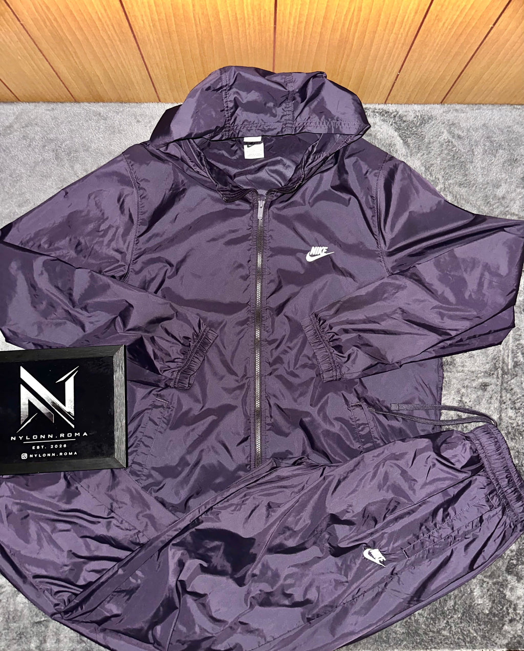 TRACKSUIT NYLON VIOLET • VIOLA/BIANCO