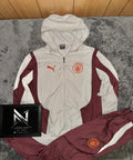 TRACKSUIT MANCHESTER CITY • BIANCO / BORDEAUX