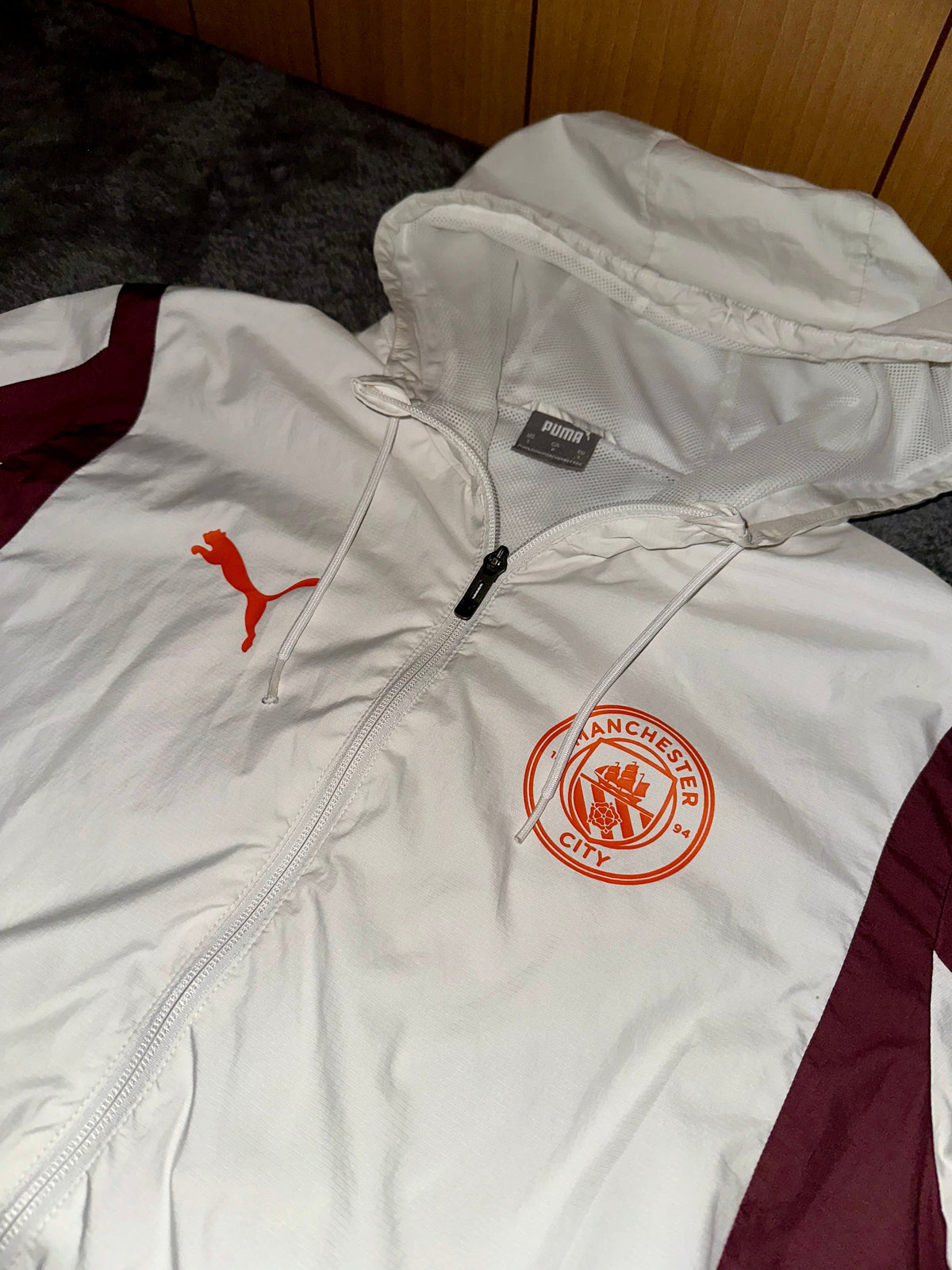 TRACKSUIT MANCHESTER CITY • BIANCO / BORDEAUX
