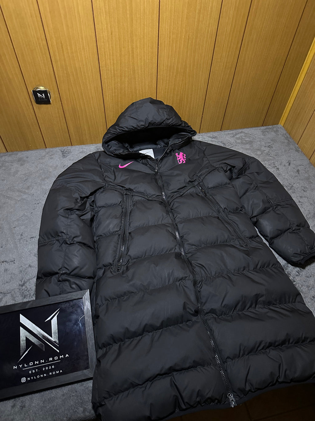 PARKA CHELSEA • NERO / ROSA