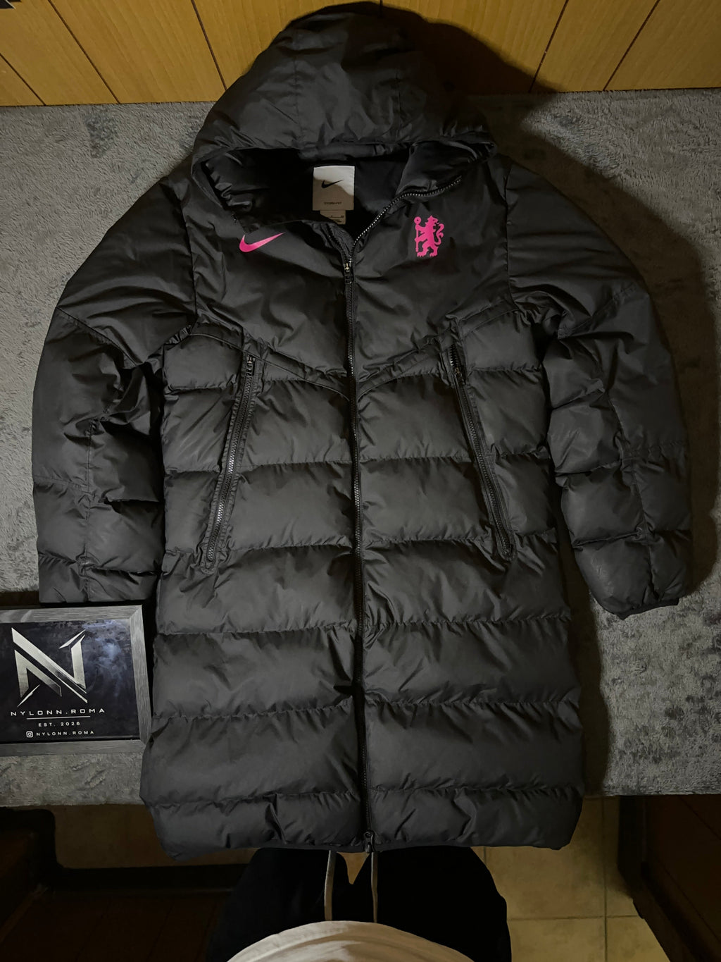 PARKA CHELSEA • NERO / ROSA