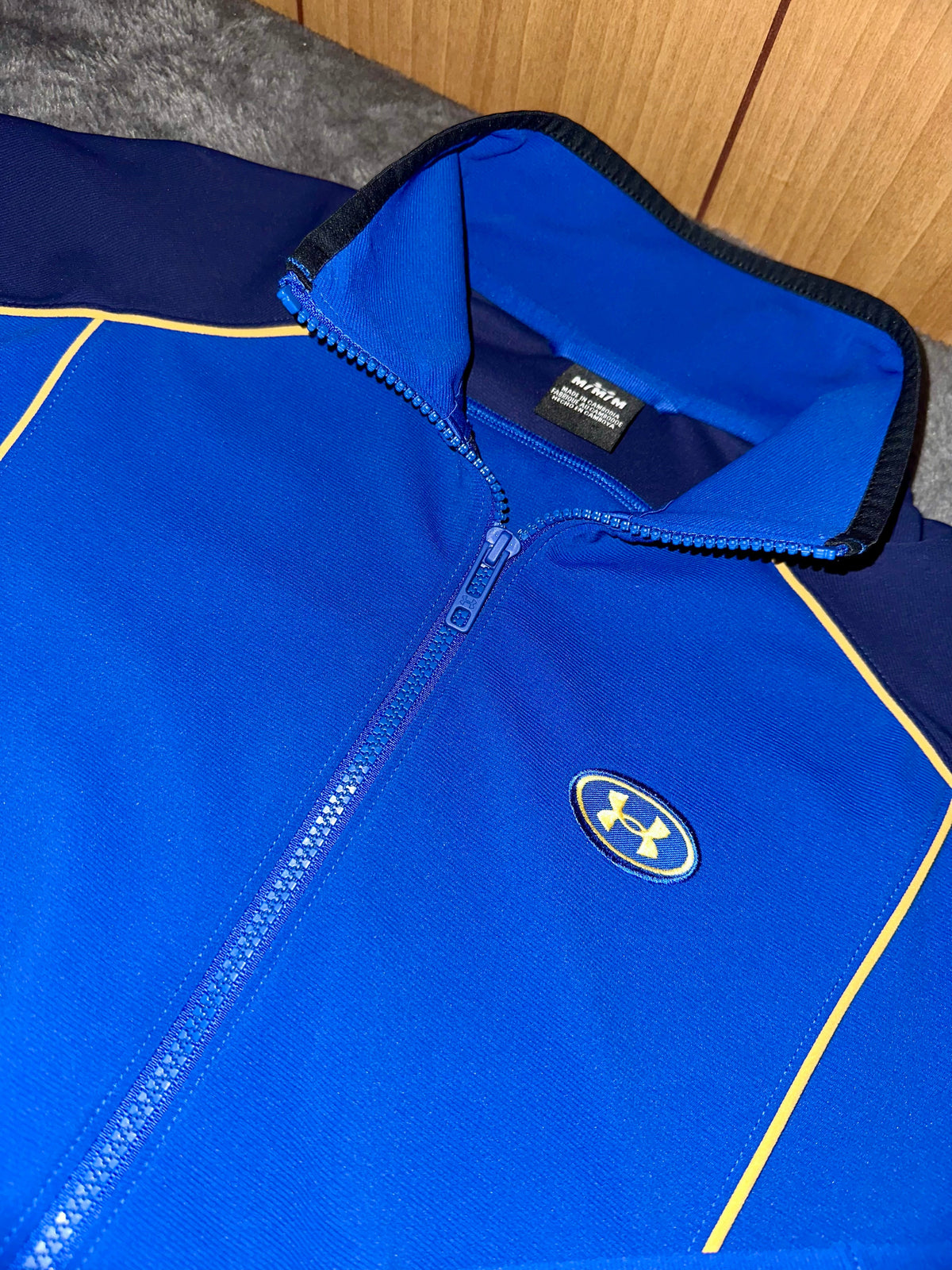 TRACKSUIT UNDER ARMOUR • BLU / NAVY / GIALLO