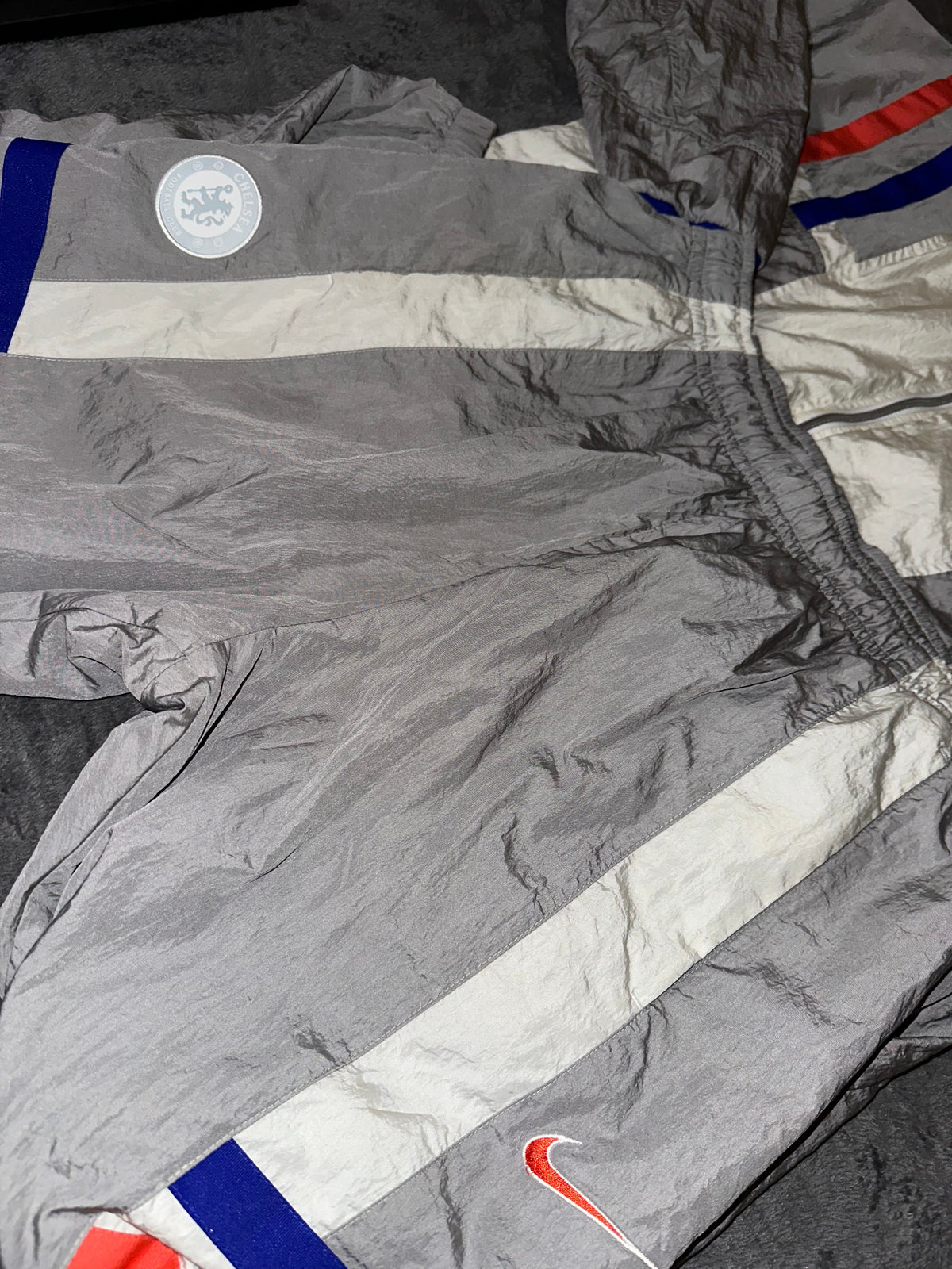 TRACKSUIT NIKE CHELSEA NYLON• GRIGIO / BIANCO / BLU