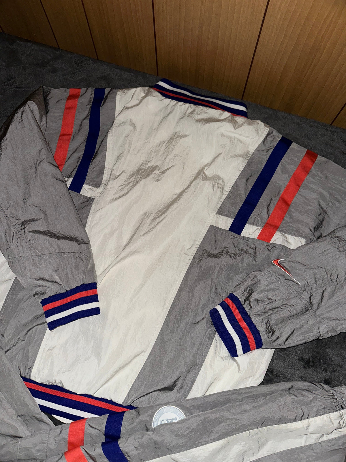 TRACKSUIT NIKE CHELSEA NYLON• GRIGIO / BIANCO / BLU