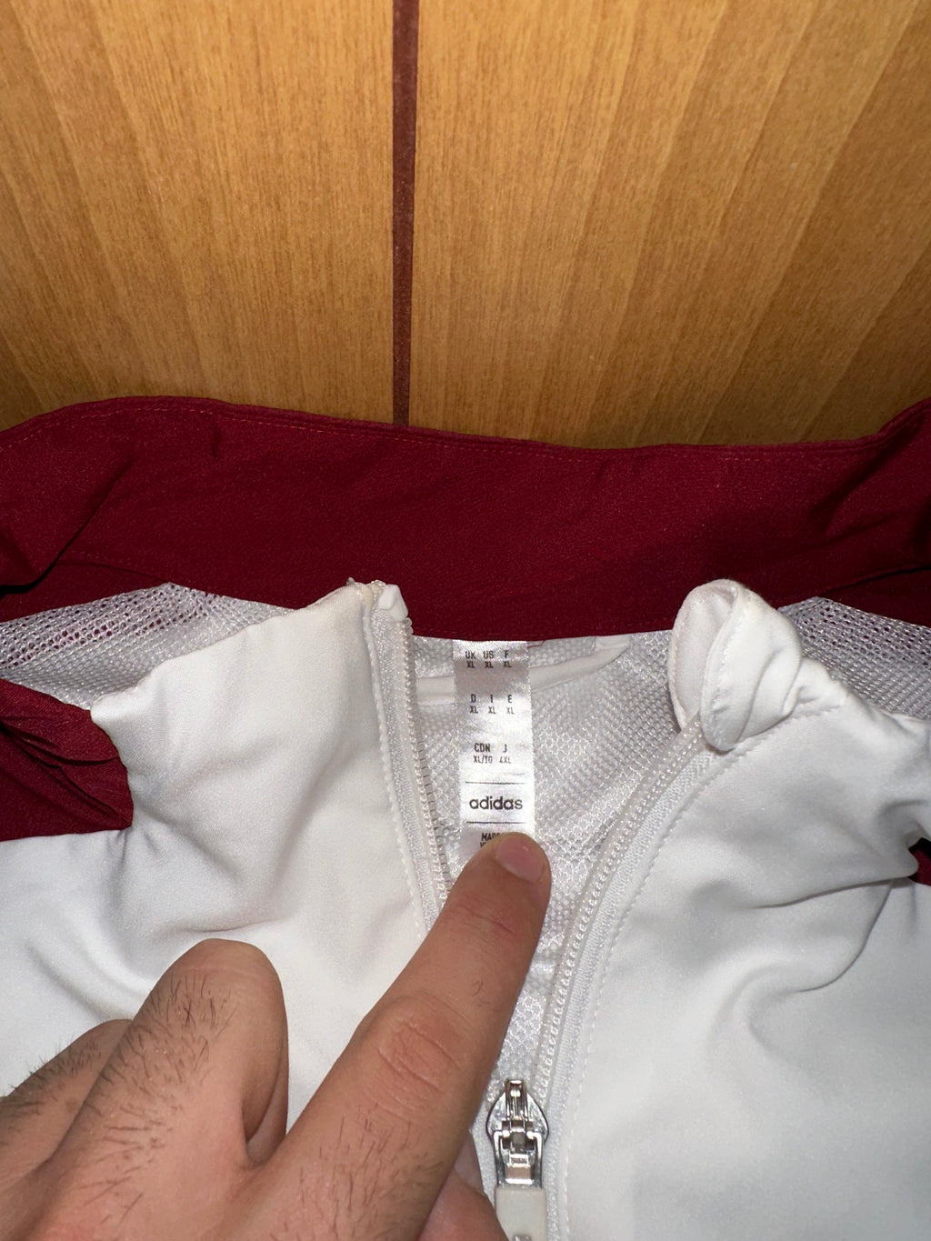 TRACKSUIT RAPPRESENTANZA AS ROMA • BIANCO / BORDEAUX / CORALLO