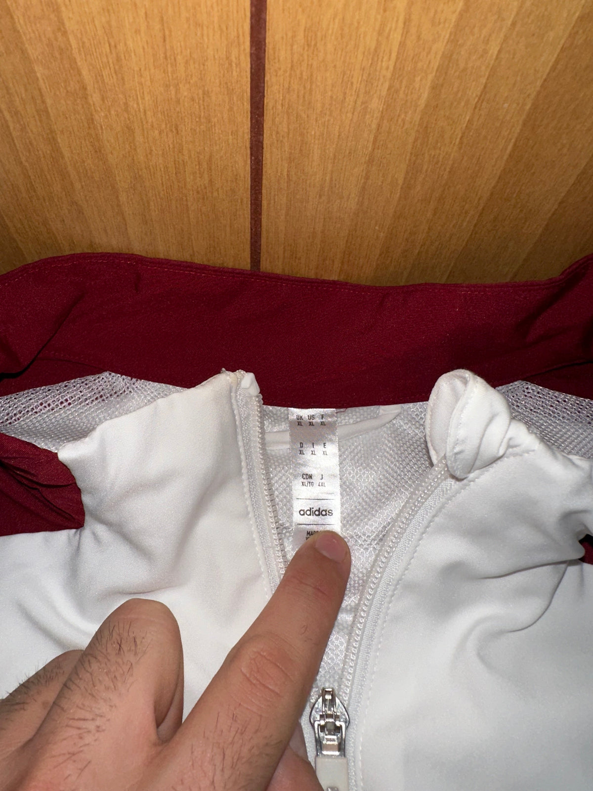 TRACKSUIT RAPPRESENTANZA AS ROMA • BIANCO / BORDEAUX / CORALLO