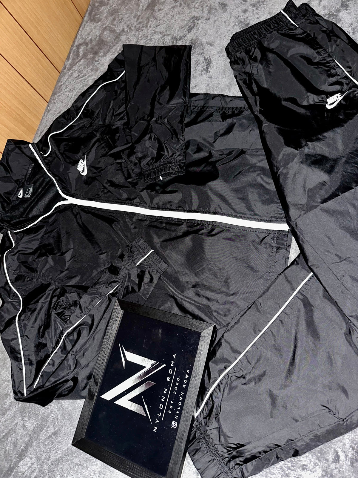 TRACKSUIT NYLON NIKE BANDITOS• NERO / BIANCO