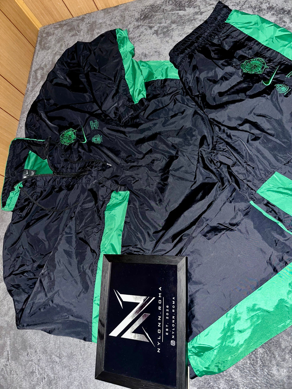 TRACKSUIT NIKE BOSTON CELTICS • NERO / VERDE