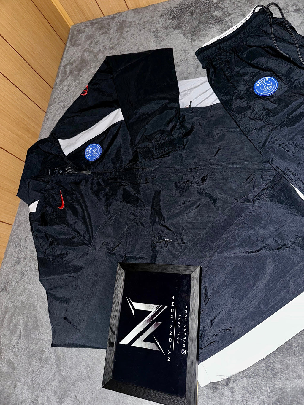 TRACKSUIT NIKE PSG TOTAL 90 • NERO / BIANCO